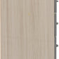 Nevada 5 Drawer Narrow Chest - Grey Gloss/Light Oak Effect Veneer