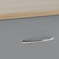 Nevada 6 Drawer Chest - Grey Gloss/Light Oak Effect Veneer