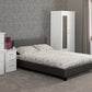 Nevada 3+2 Drawer Chest - White Gloss