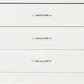 Nevada 3 Drawer Chest - White Gloss
