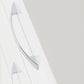 Nevada 5 Drawer Narrow Chest - White Gloss