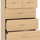 Nevada 3+2 Drawer Chest - Sonoma Oak Effect