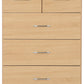 Nevada 3+2 Drawer Chest - Sonoma Oak Effect