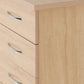 Nevada 5 Drawer Narrow Chest - Sonoma Oak Effect