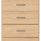 Nevada 5 Drawer Narrow Chest - Sonoma Oak Effect