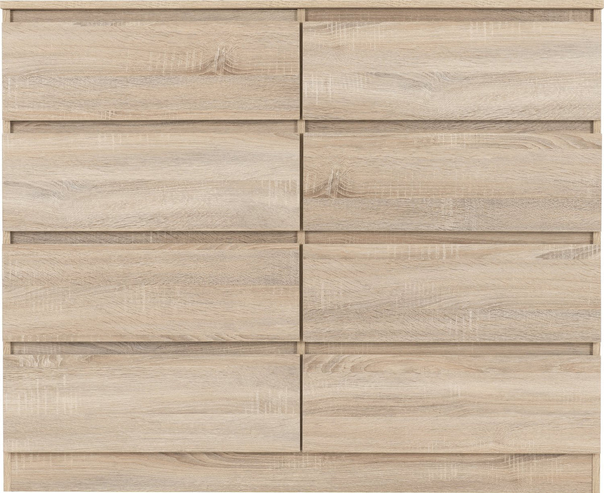 Malvern 8 Drawer Chest - Sonoma Oak Effect