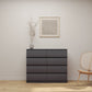 Malvern 8 Drawer Chest - Grey