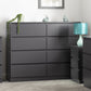Malvern 8 Drawer Chest - Grey