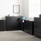 Malvern 8 Drawer Chest - Black