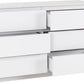 Malvern 6 Drawer Chest - White