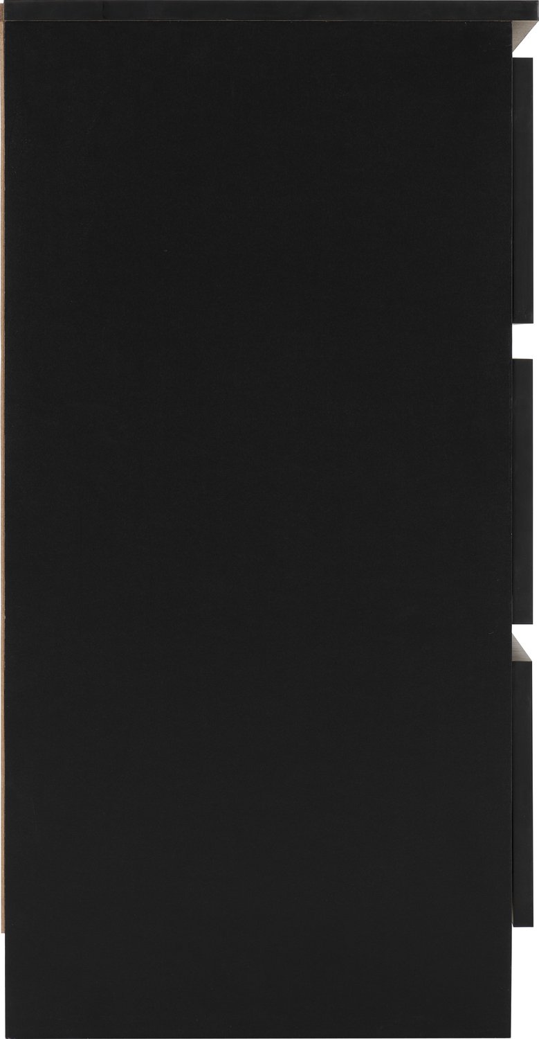 Malvern 6 Drawer Chest - Black