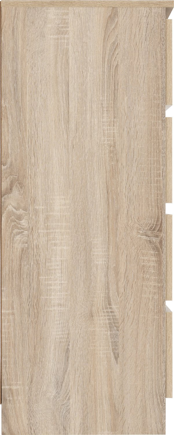 Malvern 4 Drawer Chest - Sonoma Oak Effect