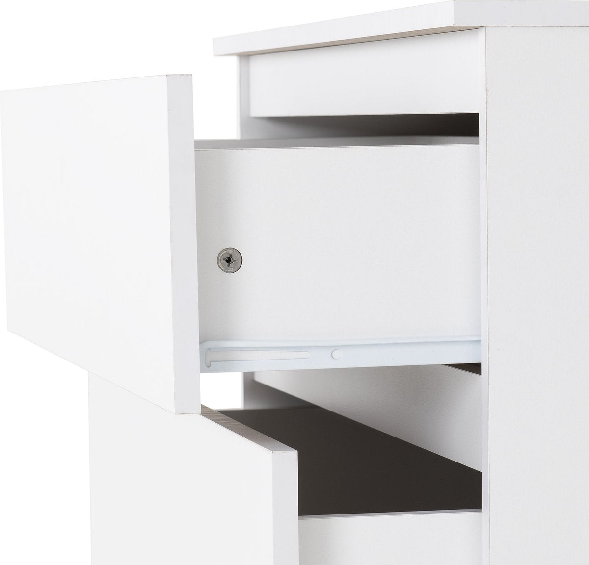 Malvern 4 Drawer Chest - White