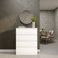 Malvern 4 Drawer Chest - White