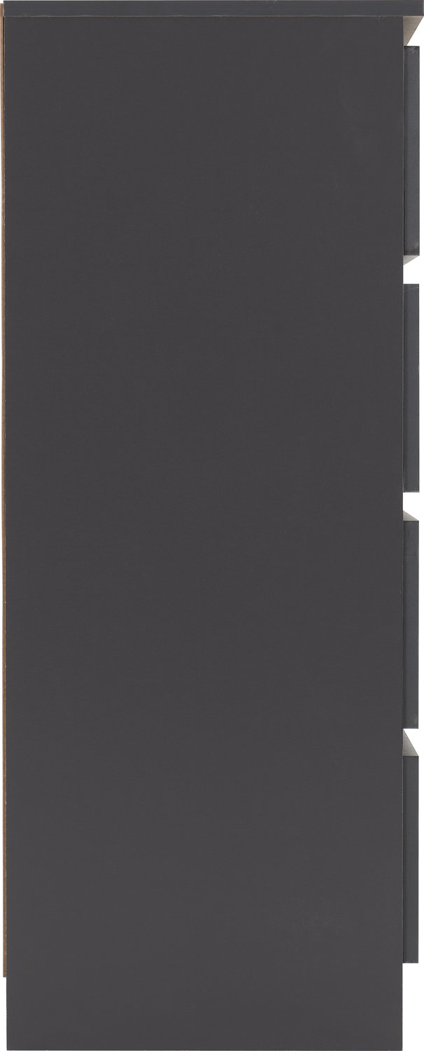 Malvern 4 Drawer Chest - Grey