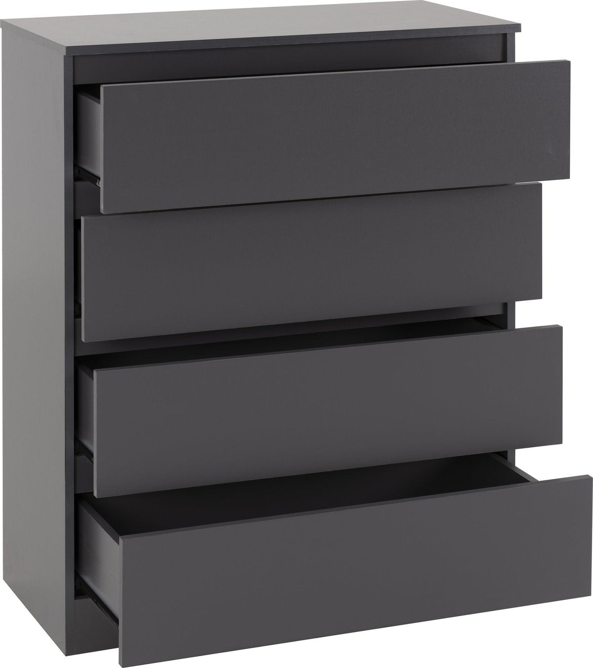 Malvern 4 Drawer Chest - Grey