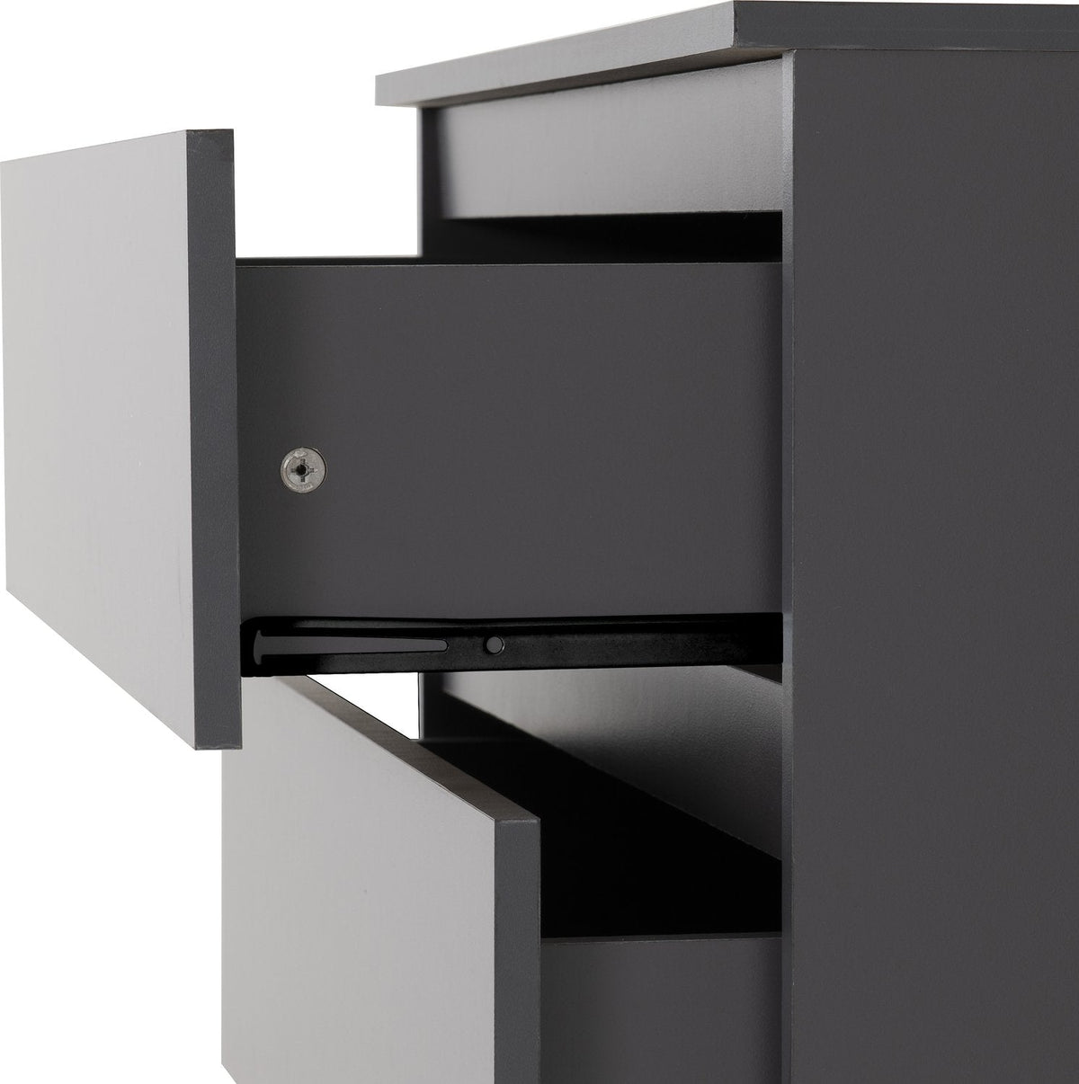 Malvern 4 Drawer Chest - Grey