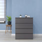 Malvern 4 Drawer Chest - Grey