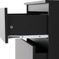 Malvern 4 Drawer Chest - Black