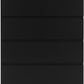 Malvern 4 Drawer Chest - Black