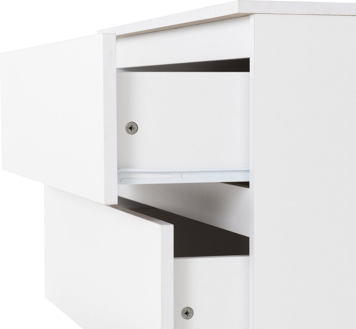 Malvern 3 Drawer Chest - White