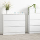 Malvern 3 Drawer Chest - White