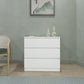 Malvern 3 Drawer Chest - White