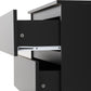 Malvern 3 Drawer Chest - Black