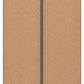 Nevada 5 Drawer Narrow Chest - 3D Effect Grey