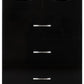 Nevada 3+2 Drawer Chest - Black Gloss