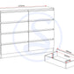 Malvern 8 Drawer Chest - Urban Snow