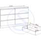 Malvern 6 Drawer Chest - Urban Snow