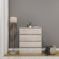Malvern 4 Drawer Chest - Urban Snow