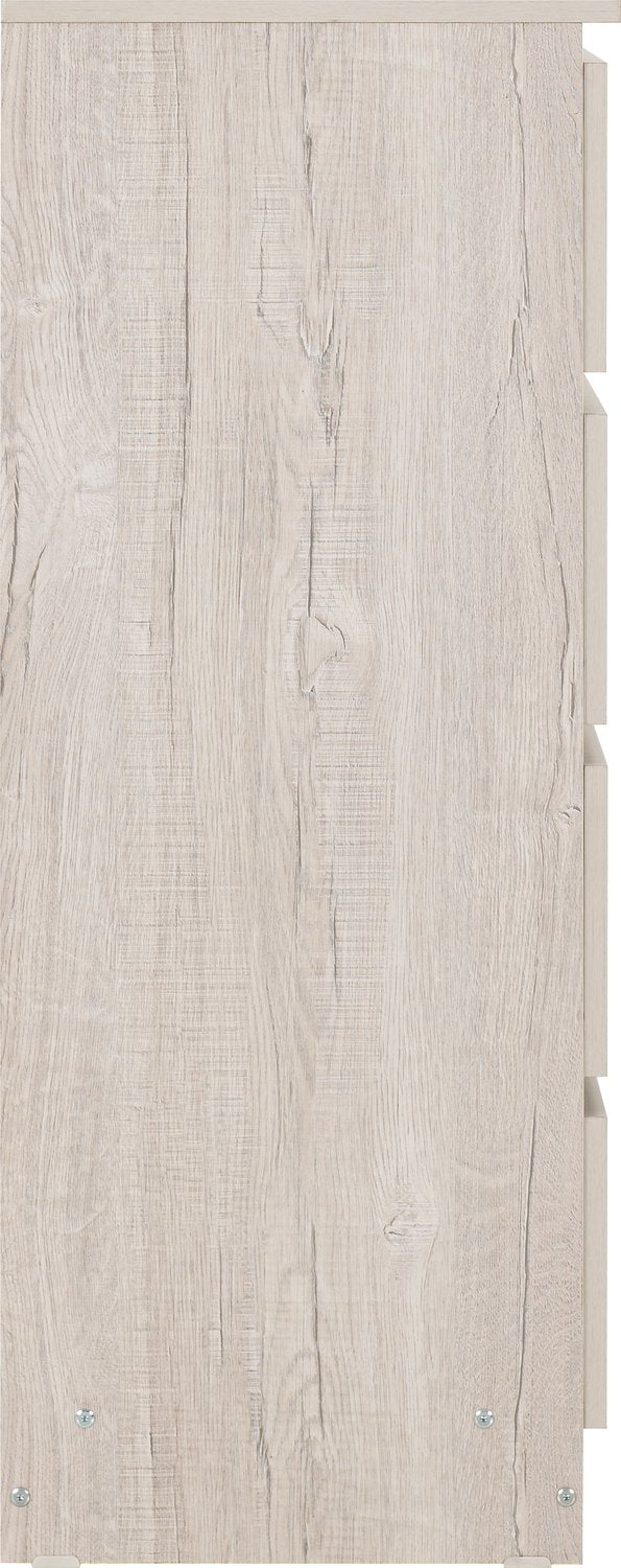 Malvern 4 Drawer Chest - Urban Snow