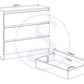 Malvern 3 Drawer Chest - Urban Snow