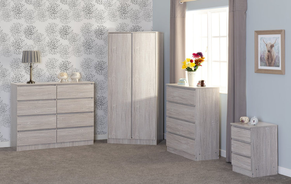 Malvern 3 Drawer Chest - Urban Snow