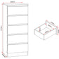 Malvern 5 Drawer Narrow Chest - Urban Snow