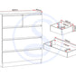 Malvern 3+2 Drawer Chest - Urban Snow