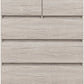 Malvern 3+2 Drawer Chest - Urban Snow