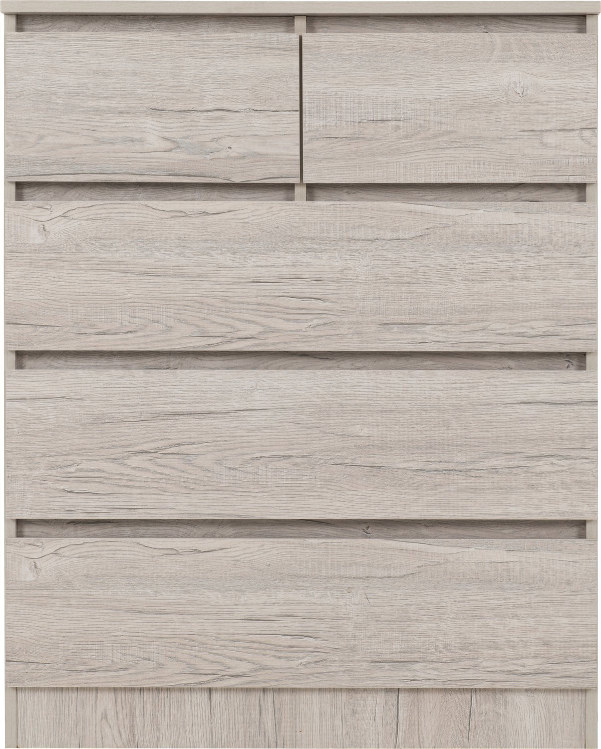 Malvern 3+2 Drawer Chest - Urban Snow