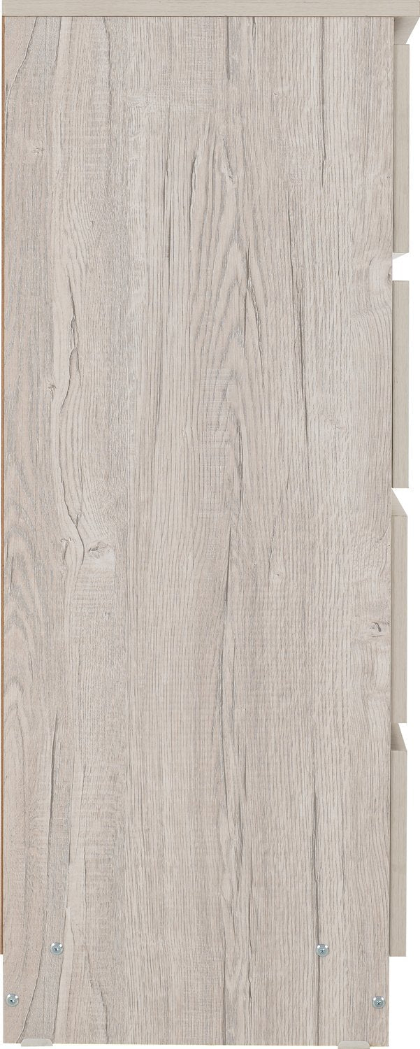 Malvern 3+2 Drawer Chest - Urban Snow