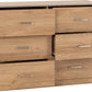 Dakota 6 Drawer Chest - Oak Effect