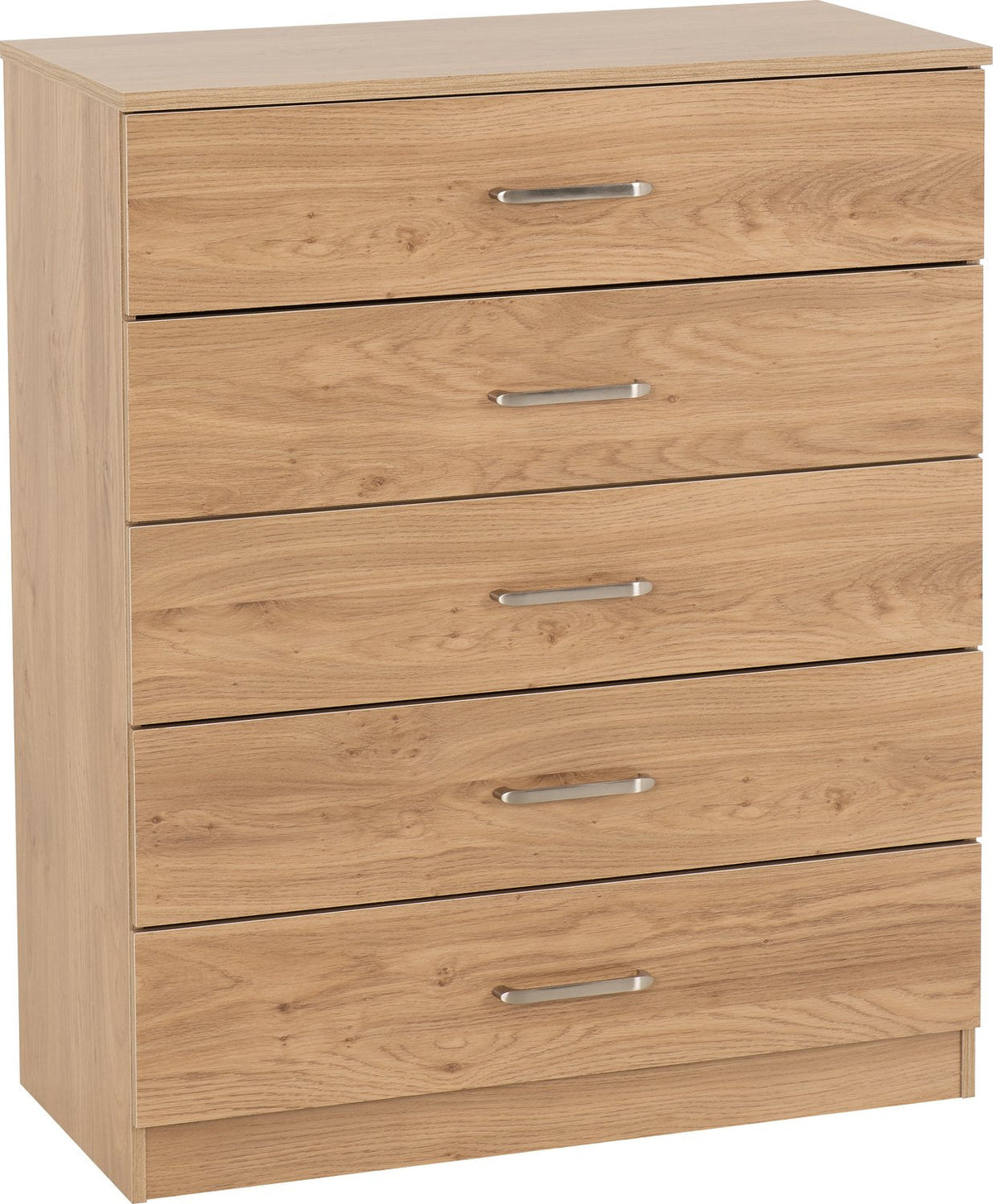 Dakota 5 Drawer Chest - Oak Effect