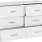 Dakota 6 Drawer Chest - White