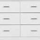 Dakota 6 Drawer Chest - White