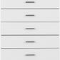 Dakota 5 Drawer Chest - White