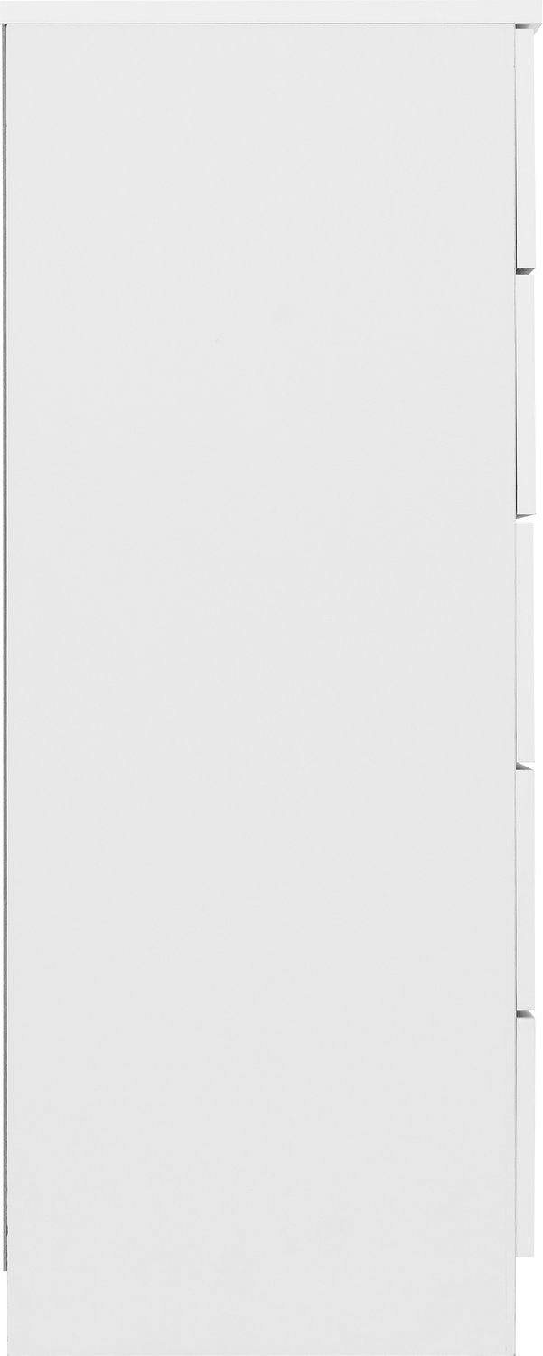 Dakota 5 Drawer Chest - White