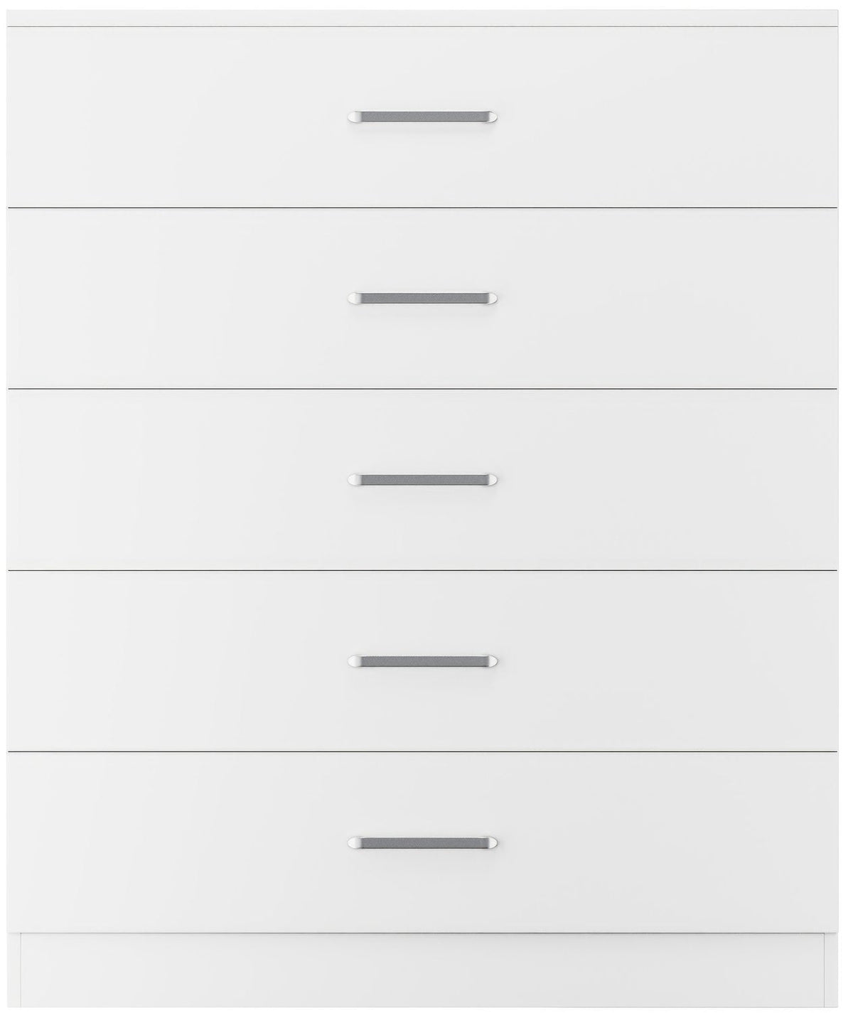 Dakota 5 Drawer Chest - White