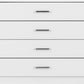 Dakota 4 Drawer Chest - White