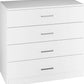 Dakota 4 Drawer Chest - White